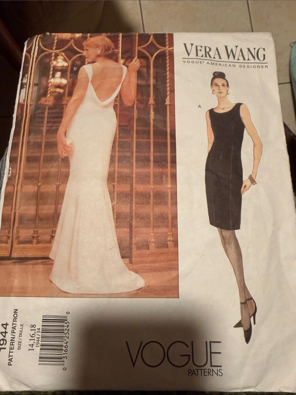 Vera Wang White Backless Draped Gown